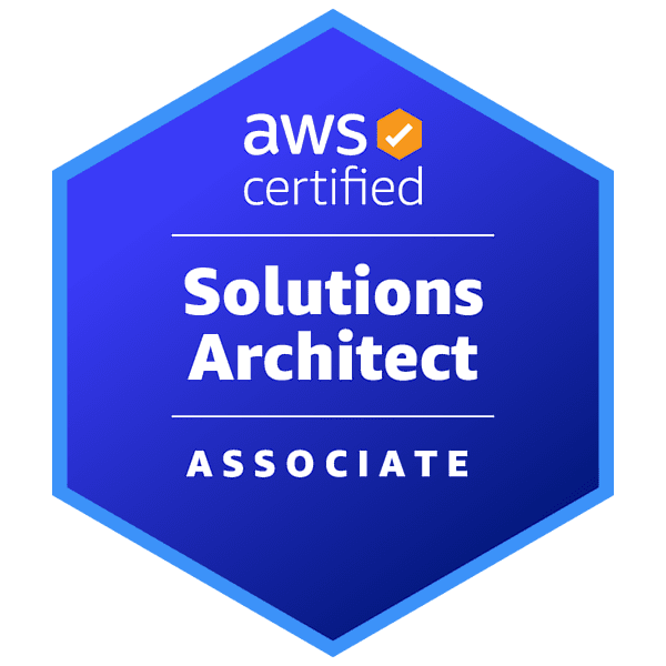 AWS Certified Solutions Architect Associate certificate